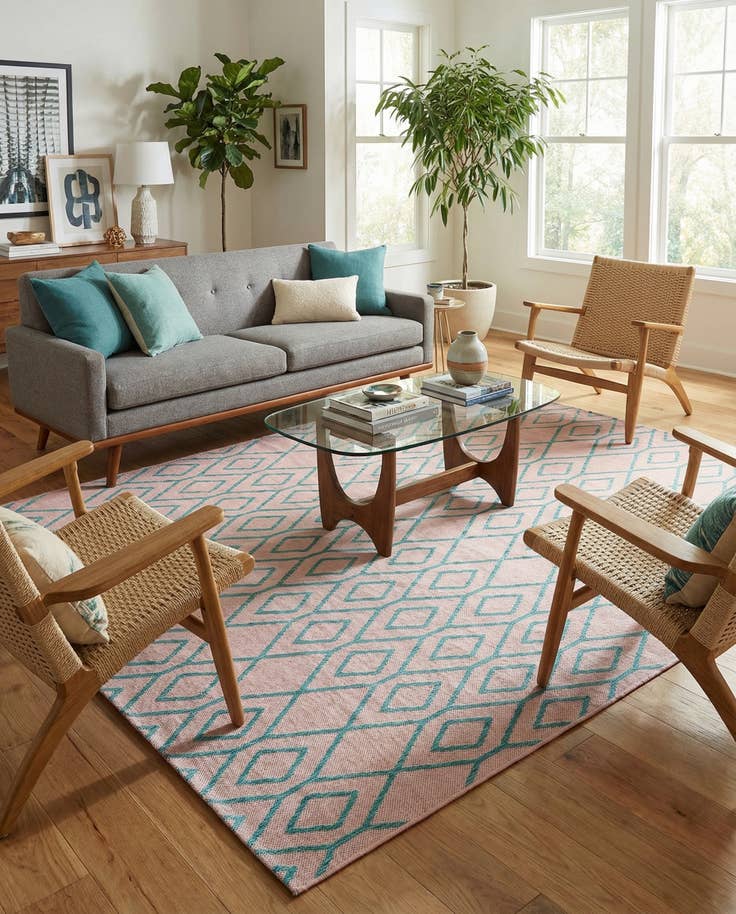 Detail image of 7' 10 x 10' Easy-Clean Jill Zarin Turks and Caicos Indoor / Outdoor Rug