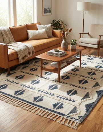 8' x 10' Hand Woven Arizona Wool Rug