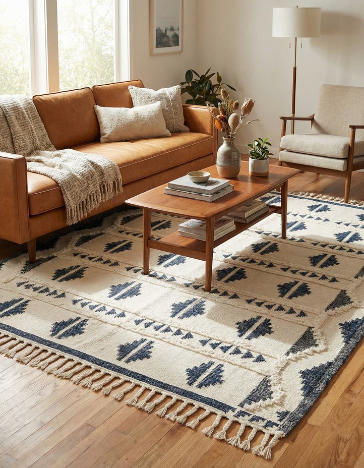 8' x 10' Hand Woven Arizona Wool Rug