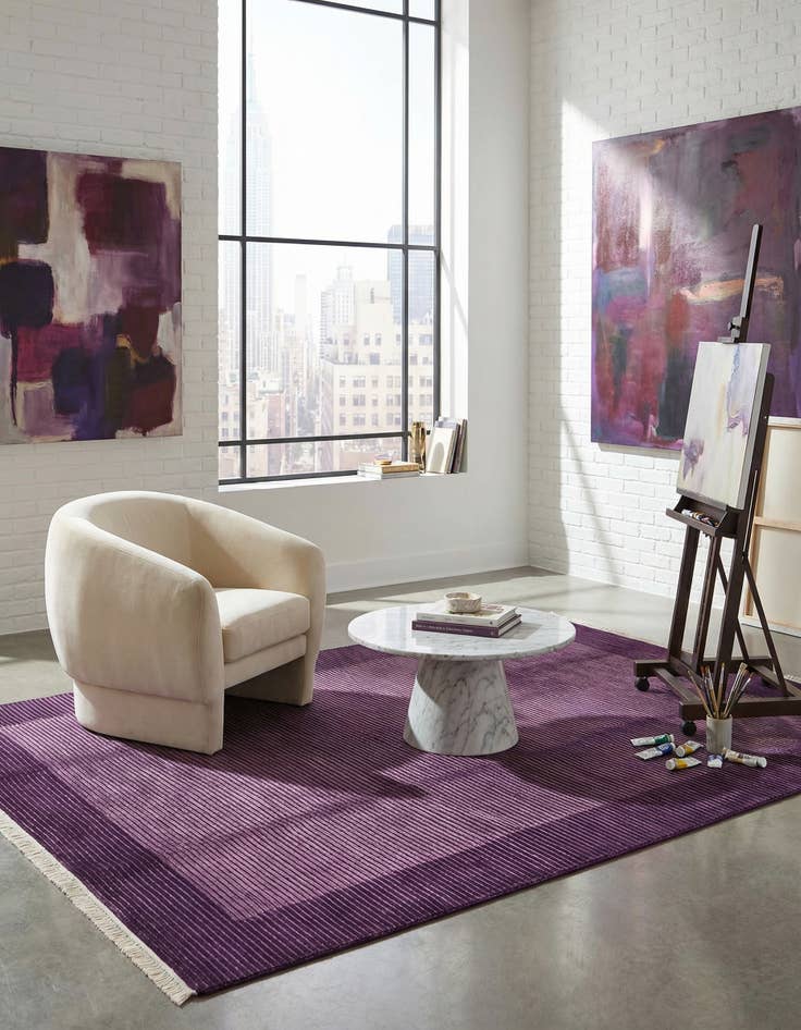 Detail image of  5' 7 x 8' Darya Rug