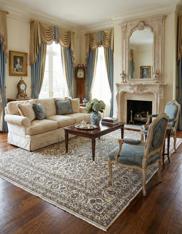 8' 1 x 11' 8 Kashan Rug