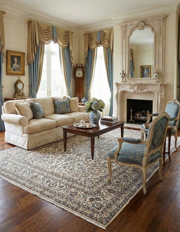 8' 1 x 11' 8 Kashan Rug
