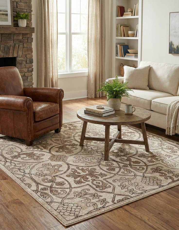 Detail image of 6' x 6' Himalaya Square Rug