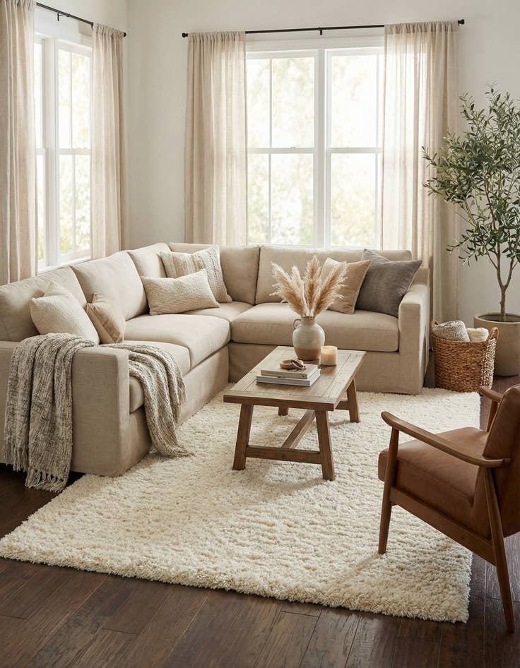 Detail image of  8' x 11' Infinity Shag Rug