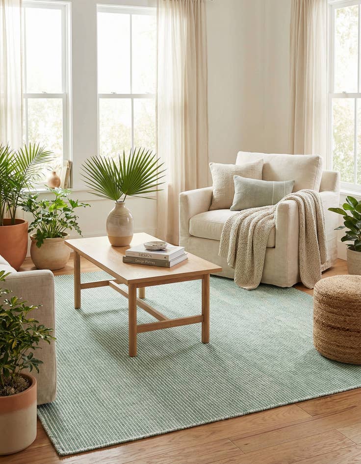 Detail image of  4' 1 x 6' 1  Washable Jill Zarin Palm Springs Indoor / Outdoor Rug