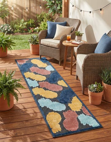 2' x 8' Easy-Clean Belize Indoor / Outdoor Runner Rug