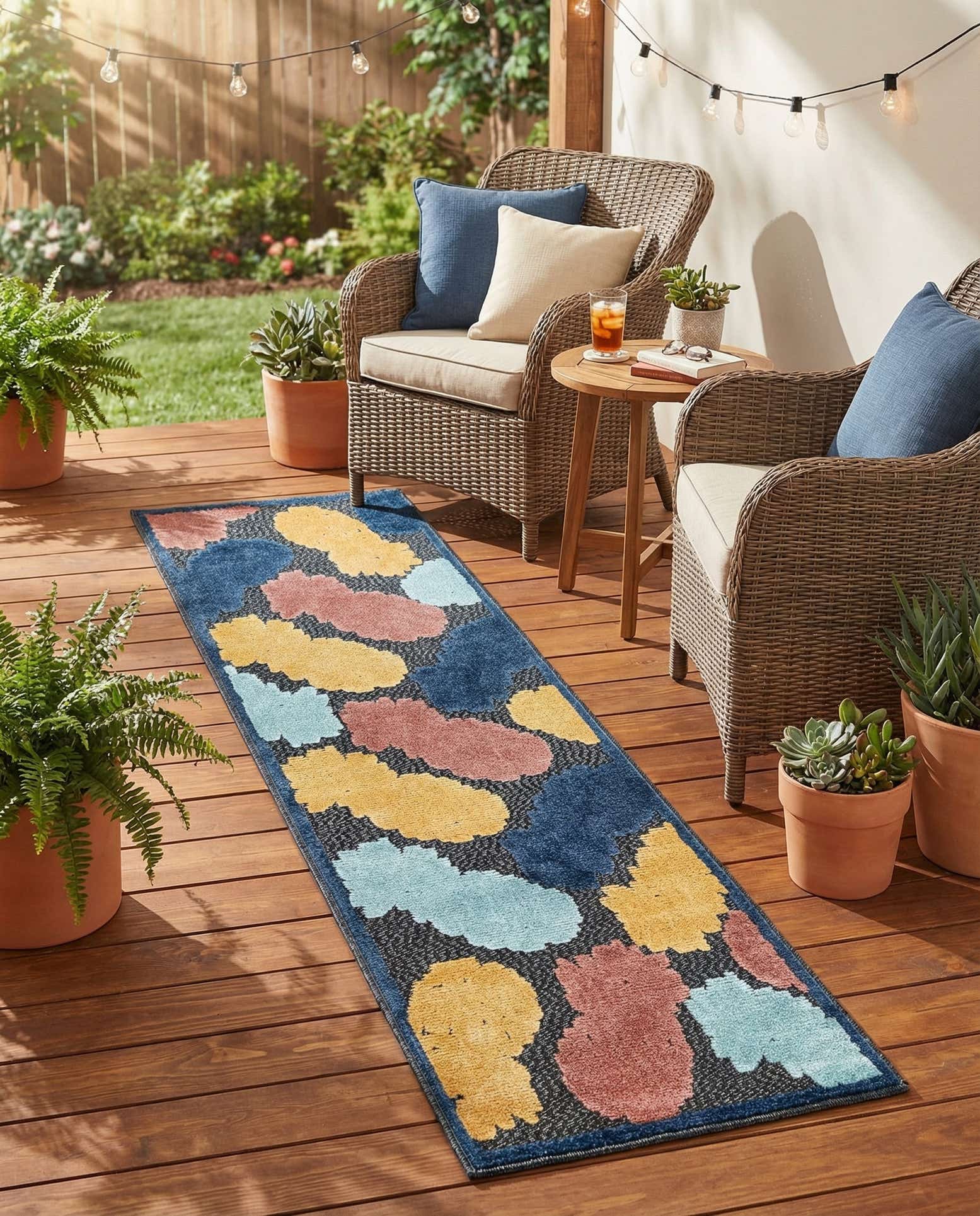 2' x 8' Easy-Clean Belize Indoor / Outdoor Runner Rug