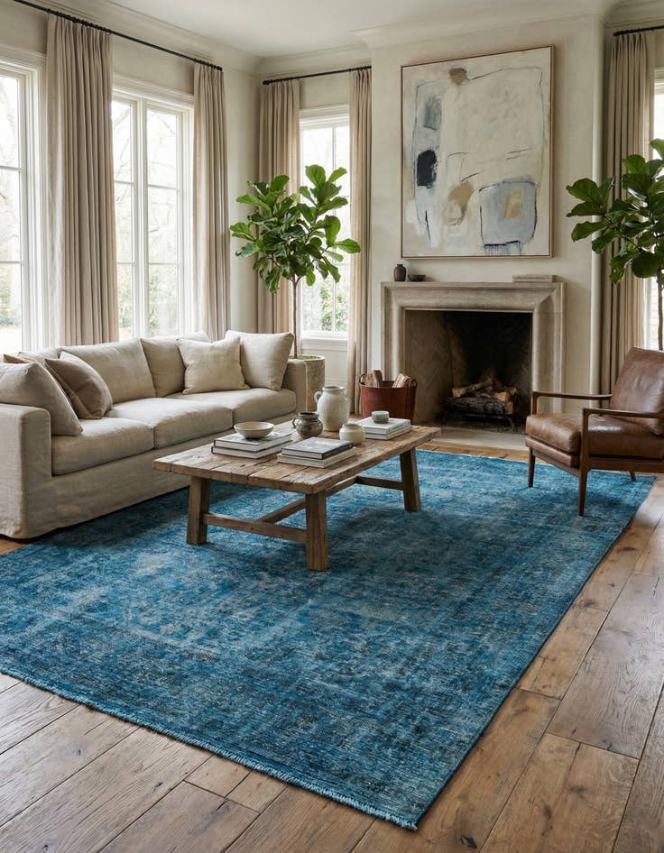 Detail image of 7' 8 x 11' 3  Hand Knotted Ultra Vintage Persian Wool Rug