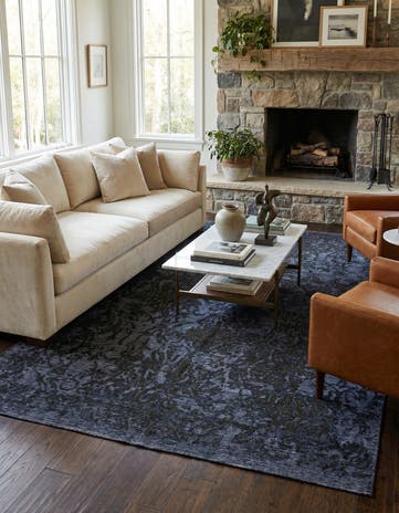 6' 4 x 10' Hand Knotted Ultra Vintage Persian Wool Rug
