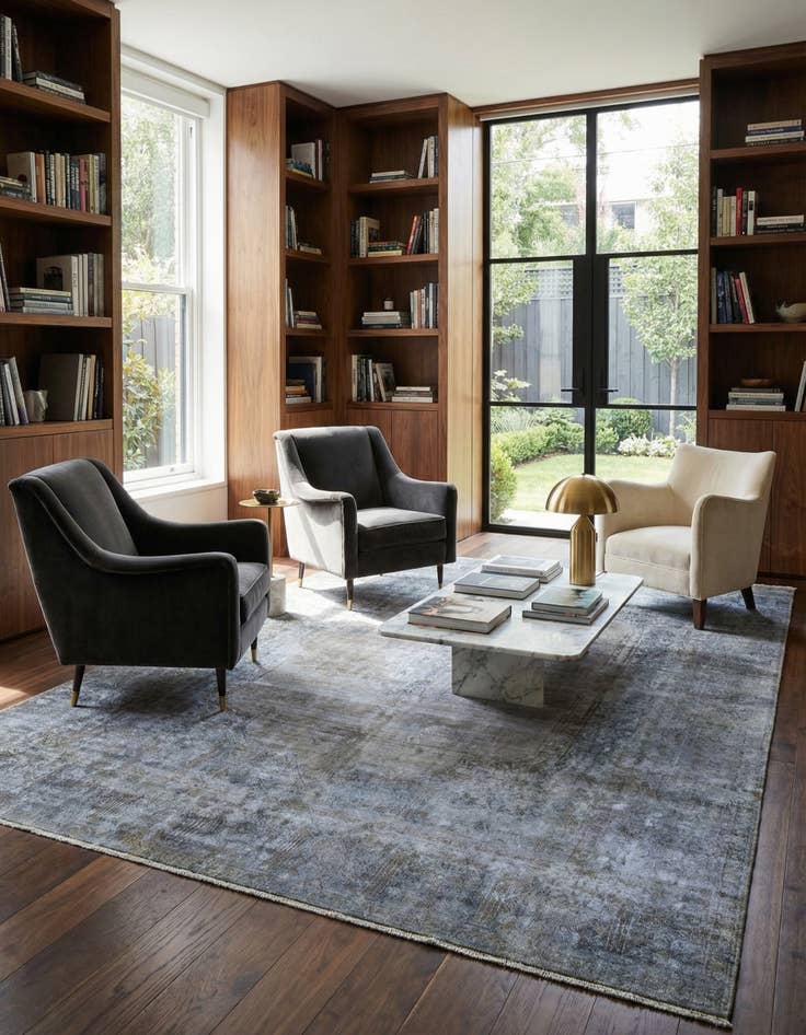 Detail image of  9' 10 x 14' 5 Vintage Royal Wool Rug