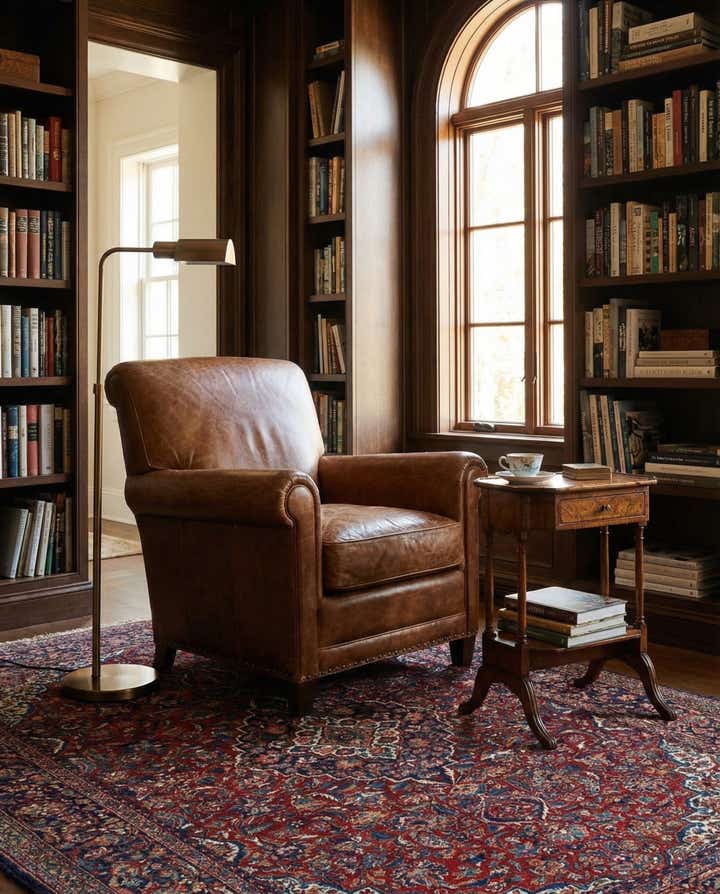 3' 10 x 7' Kashan Wool Rug