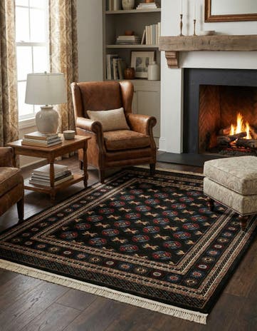 5' 3 x 7' Bokhara Rug