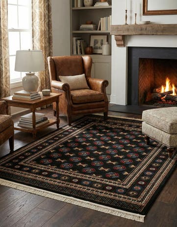 5' 3 x 7' Bokhara Rug