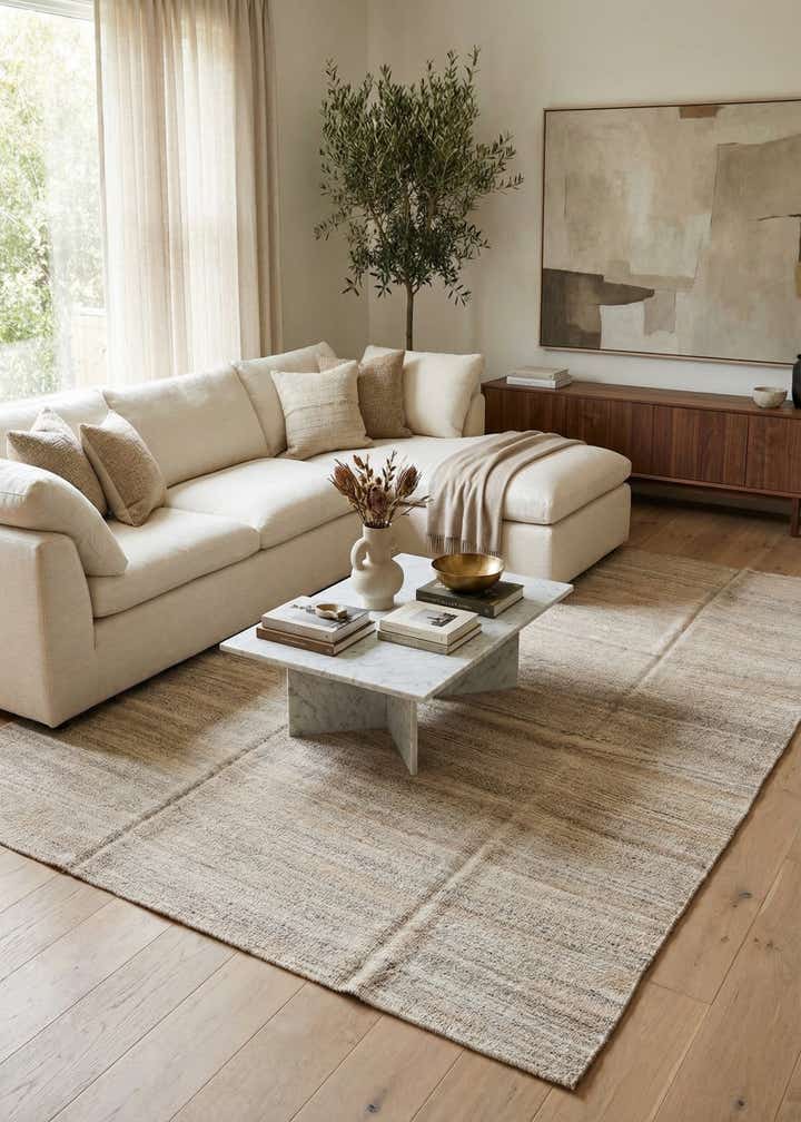 9' 7 x 13' 4 Hand Woven Kilim Modern Wool Rug