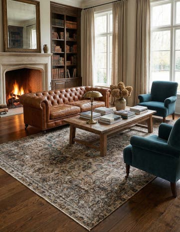 6' 7 x 10' 6 Hand Knotted Ultra Vintage Persian Wool Rug