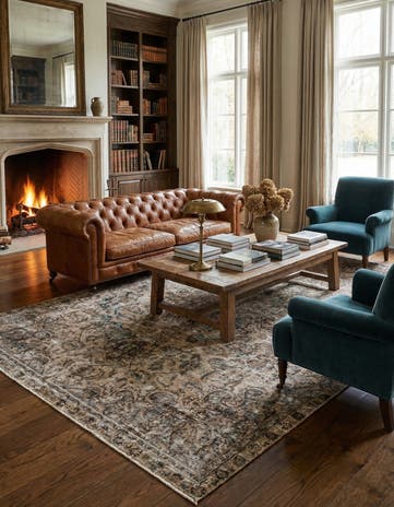 6' 7 x 10' 6 Hand Knotted Ultra Vintage Persian Wool Rug