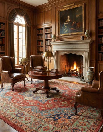 7' 4 x 10' 2 Hand Knotted Ariana Ziegler Rug