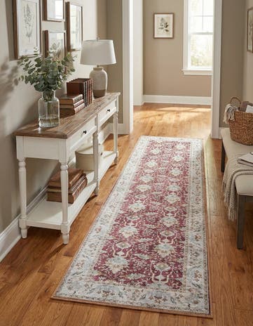 2' 7 x 12' Washable Timeless Runner Rug