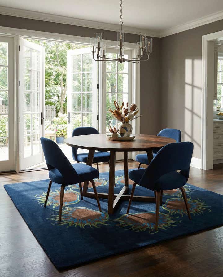 7' 6 x 7' 7 Agra Square Rug