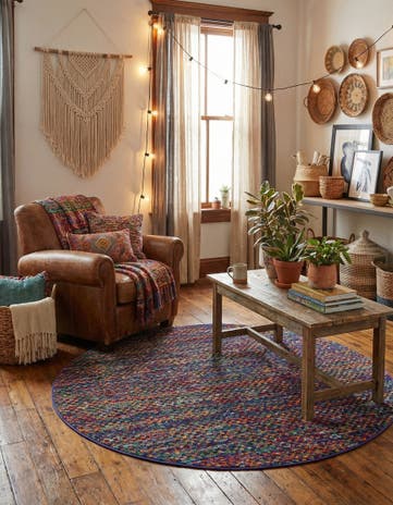 5' 3 x 5' 3 Calypso Round Rug