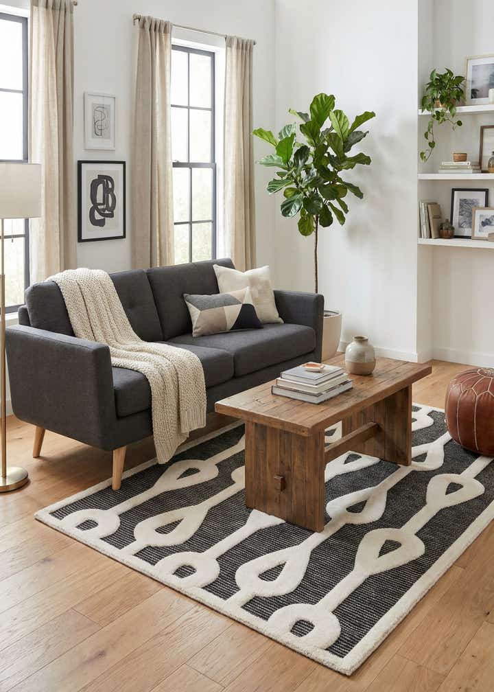 5' 3 x 8' Prismatic Rug