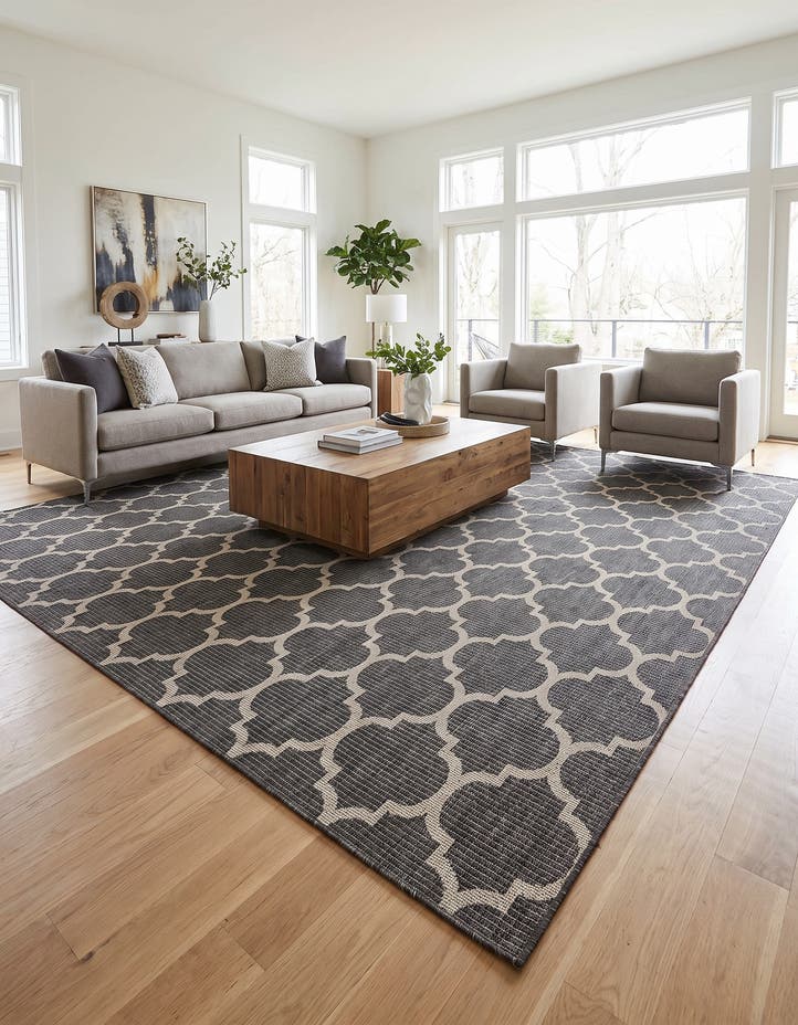 10' 8 x 10' 8 Easy-Clean Lattice Indoor / Outdoo...