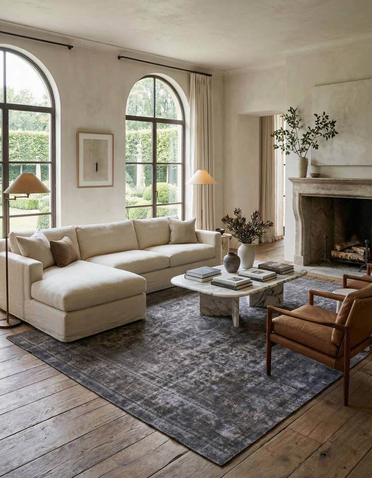 Detail image of 9' 4 x 12' 4  Hand Knotted Ultra Vintage Persian Wool Rug