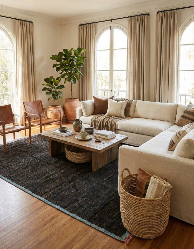 Detail image of 8' 9 x 12' 3  Hand Knotted Moroccan Wool Rug