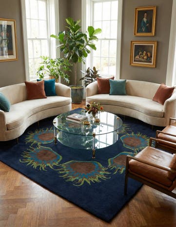 7' 6 x 7' 7 Luna Square Rug