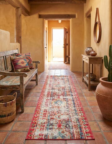 2' 7 x 10' Washable Mesa Runner Rug