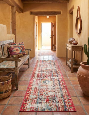 2' 7 x 10' Washable Mesa Runner Rug