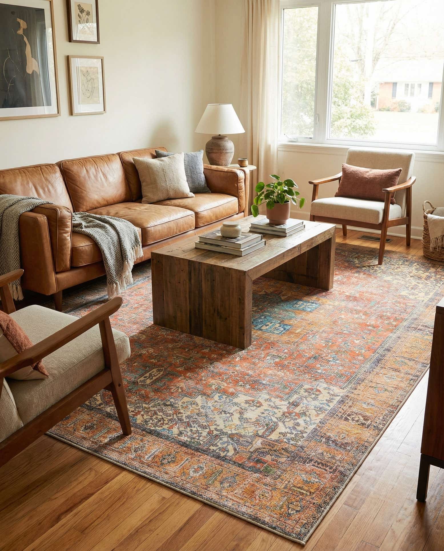7' 6 x 10' 6 Washable Timeless Rug