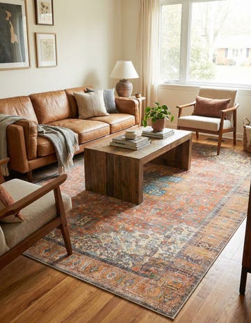 7' 6 x 10' 6 Washable Timeless Rug