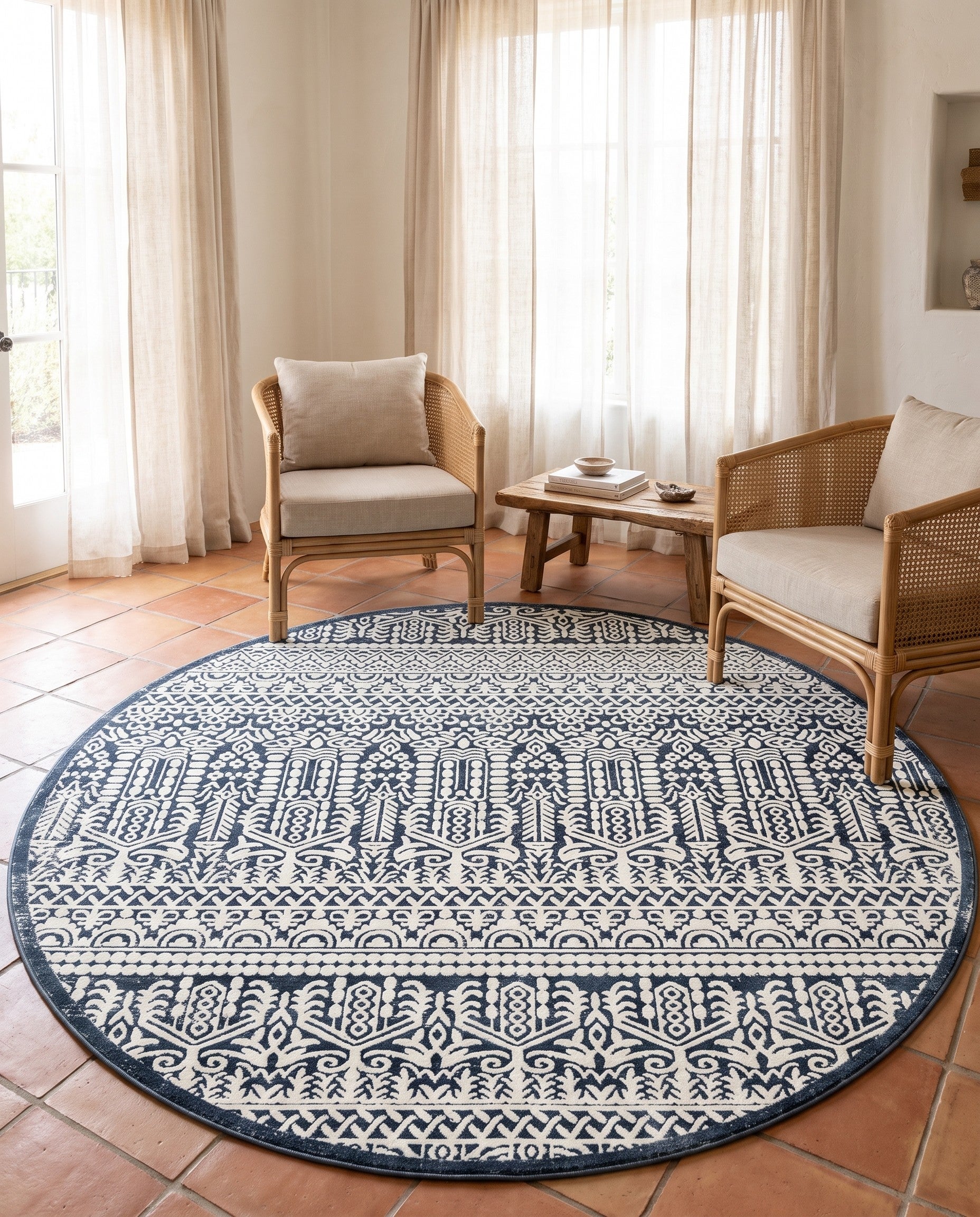 Jill Zarin 7' 10 x 7' 10 Uptown Cloisters Round Rug
