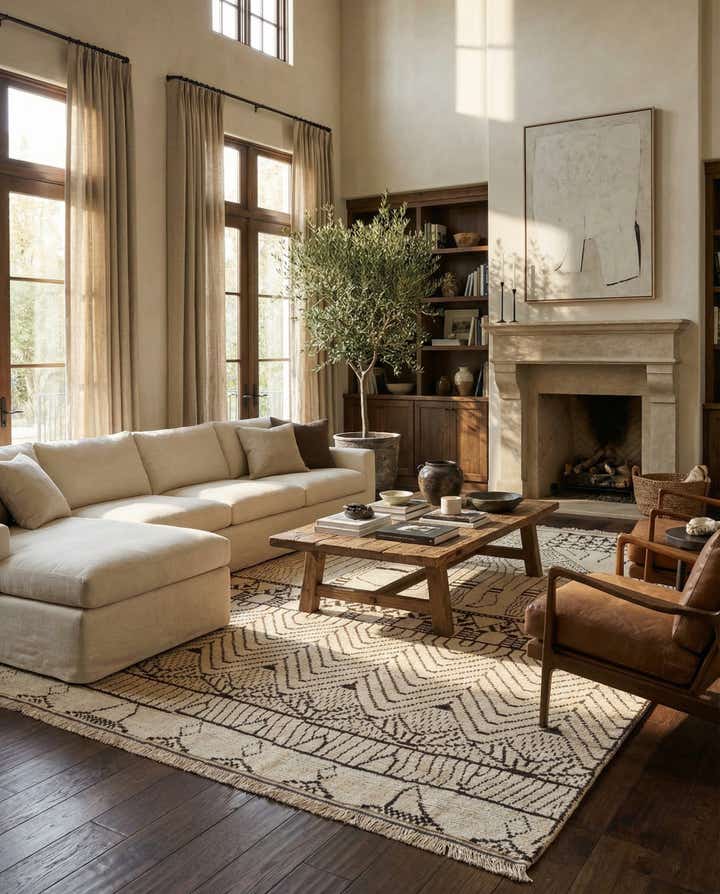 9' 10 x 14' 3 Hand Knotted Darya Wool Rug