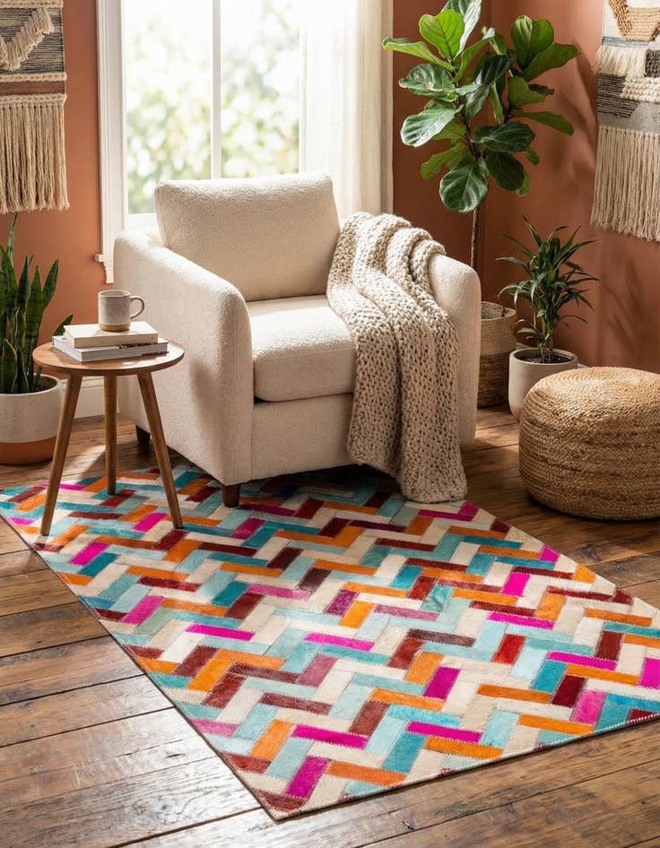 Detail image of  2' x 3' Cowhide Rug