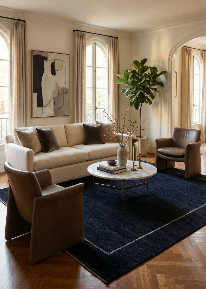 10' 7 x 13' 10 Hand Knotted Moroccan Wool Rug