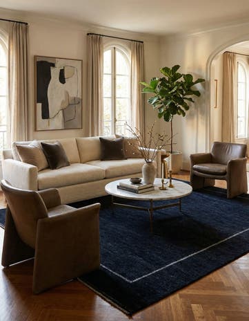 10' 7 x 13' 10 Hand Knotted Moroccan Wool Rug