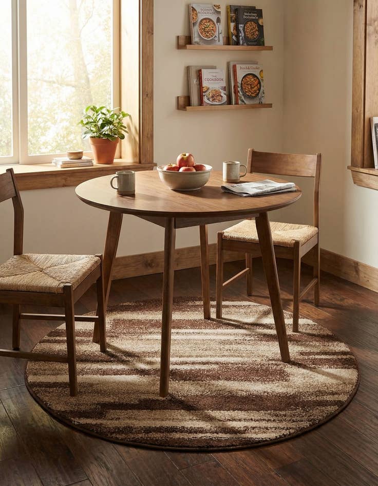 Detail image of 3' x 3' Harvest Round Rug