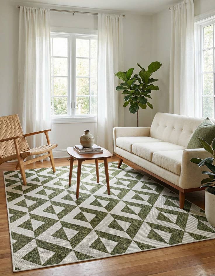 Detail image of 4' x 6'  Washable Jill Zarin Napa Indoor / Outdoor Rug