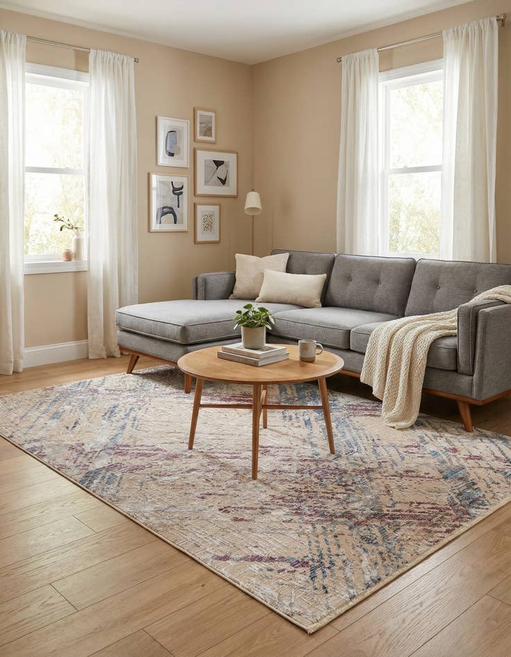 Detail image of 5' 3 x 7' 9 Deepa Rug