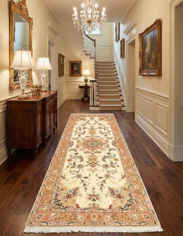 2' 8 x 7' 2 Tabriz Runner Rug