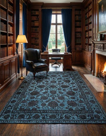 9' 5 x 12' 9 Vintage Royal Wool Rug