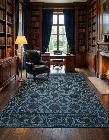 9' 5 x 12' 9 Vintage Royal Wool Rug