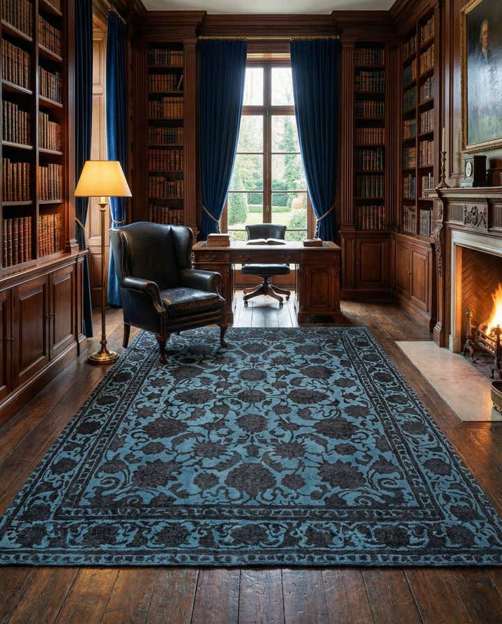 9' 5 x 12' 9 Vintage Royal Wool Rug