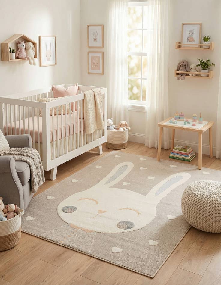 Detail image of 7' 10 x 10' Whimsy Kids Rug