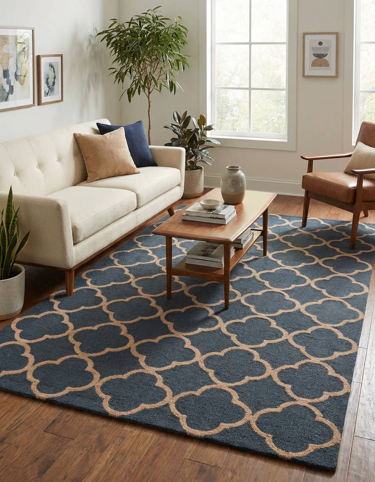 Detail image of 5' x 8' Luna Wool Rug