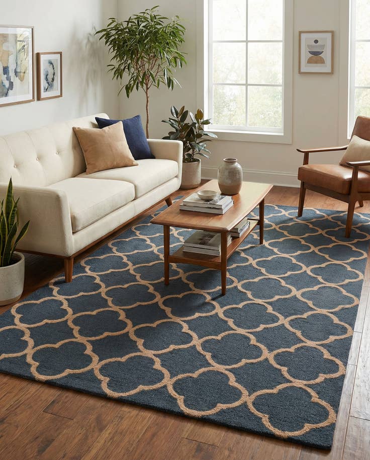 Detail image of 5' x 8' Luna Wool Rug