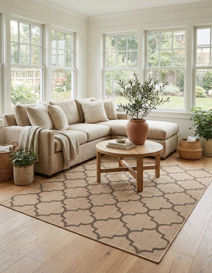 Detail image of 6' 3 x 9' Dunes Rug