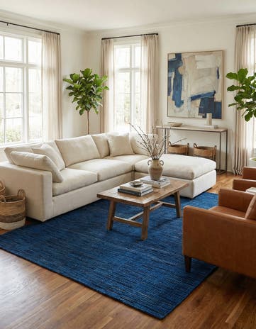 7' 7 x 9' 9 Hand Knotted Darya Wool Rug